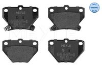MEYLE 0252352114W - Juego de pastillas de freno - MEYLE-ORIGINAL: True to OE.