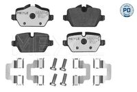 MEYLE 0252362316PD - Juego de pastillas de freno - MEYLE-PD: Advanced performance and design.