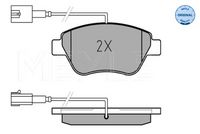 MEYLE 025 237 0617/W - Juego de pastillas de freno