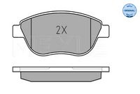 MEYLE 025 237 0918/W - Juego de pastillas de freno
