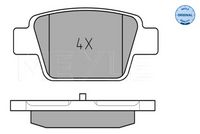 MEYLE 025 237 1415 - Juego de pastillas de freno