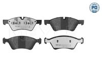 MEYLE 0252392221PD - Juego de pastillas de freno - MEYLE-PD: Advanced performance and design.