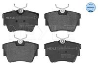 MEYLE 0252398017 - Juego de pastillas de freno - MEYLE-ORIGINAL: True to OE.