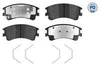 MEYLE 0252404618PD - Juego de pastillas de freno - MEYLE-PD: Advanced performance and design.