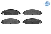 MEYLE 0252416417W - Juego de pastillas de freno - MEYLE-ORIGINAL: True to OE.