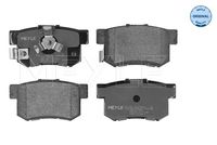 MEYLE 0252423114W - Juego de pastillas de freno - MEYLE-ORIGINAL: True to OE.