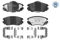 MEYLE 0252441519PD - Juego de pastillas de freno - MEYLE-PD: Advanced performance and design.