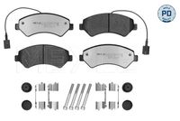 MEYLE 02524466191PD - Juego de pastillas de freno - MEYLE-PD: Advanced performance and design.