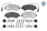 MEYLE 02524466192PD - Juego de pastillas de freno - MEYLE-PD: Advanced performance and design.