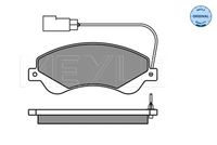 MEYLE 025 244 8518/W - Juego de pastillas de freno