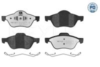 MEYLE 0252453518PD - Juego de pastillas de freno - MEYLE-PD: Advanced performance and design.