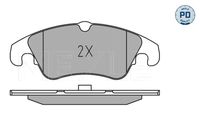 MEYLE 025 247 4319/PD - Juego de pastillas de freno