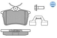 MEYLE 025 247 6516/W - Juego de pastillas de freno