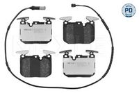 MEYLE 0252502818PD - Juego de pastillas de freno - MEYLE-PD: Advanced performance and design.