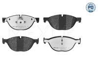 MEYLE 0252504519PD - Juego de pastillas de freno - MEYLE-PD: Advanced performance and design.