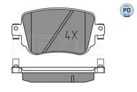 MEYLE 025 251 0917/PD - Juego de pastillas de freno