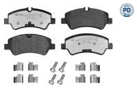 MEYLE 0252560418PD - Juego de pastillas de freno - MEYLE-PD: Advanced performance and design.