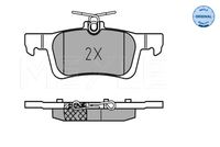 MEYLE 025 258 4116 - Juego de pastillas de freno