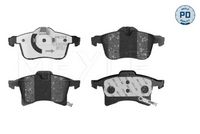 MEYLE 0252833219PD - Juego de pastillas de freno - MEYLE-PD: Advanced performance and design.