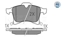 MEYLE 025 283 3219/PD - Juego de pastillas de freno
