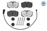 MEYLE 02529123201PD - Juego de pastillas de freno - MEYLE-PD: Advanced performance and design.