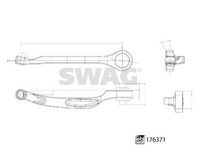 SWAG 33 10 3498 - Barra oscilante, suspensión de ruedas