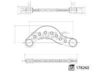 SWAG 33 10 4442 - Barra oscilante, suspensión de ruedas