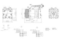 HELLA 8FK 366 200-001 - Compresor, aire acondicionado