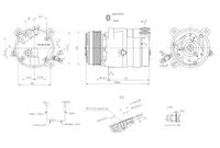 HELLA 8FK 366 200-931 - Compresor, aire acondicionado