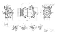 HELLA 8FK 366 200-841 - Compresor, aire acondicionado
