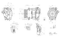 HELLA 8FK 366 200-981 - Compresor, aire acondicionado
