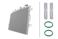 HELLA 8FC366220401 - Condensador, aire acondicionado - >>> Easy2Fit <<<