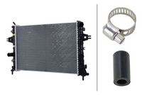 HELLA 8MK366302501 - Radiador, refrigeración del motor - >>> Easy2Fit <<<