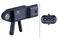 HELLA 6PP 009 409-041 - Sensor, presión gas de escape