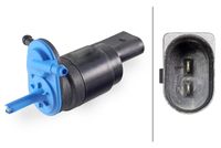 HELLA 8TW006847021 - Bomba de agua de lavado, lavado de parabrisas