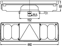 HELLA 2VP 340 450-021 - Piloto posterior