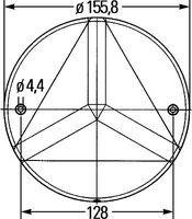 HELLA 8RA 343 220-017 - Reflector