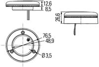 HELLA 2JA 344 599-351 - Luz interior