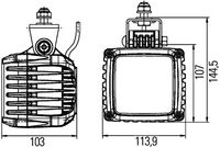 HELLA 1GA 996 189-071 - Faro de trabajo