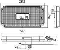 HELLA 2VA 011 900-031 - Piloto posterior