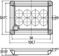 HELLA 2JA 012 557-001 - Luz interior
