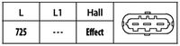 HELLA 6PU 009 121-861 - Sensor, posición arbol de levas