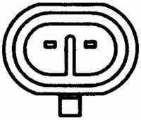 HELLA 2XS 205 020-041 - Luz de gálibo