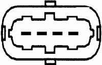 HELLA 8ET 009 149-281 - Medidor de la masa de aire