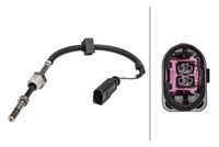 HELLA 6PT358181311 - Sensor, temp. gas escape