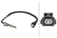 HELLA 6PT358181231 - Sensor, temp. gas escape