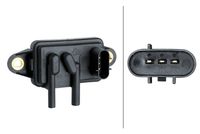 HELLA 6PP 009 409-391 - Sensor, presión gas de escape