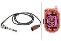 HELLA 6PT358181421 - Sensor, temp. gas escape