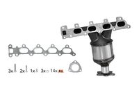 HELLA 8LF 366 055-261 - Catalizador codo admisión