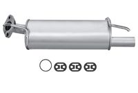 HELLA 8LD 366 035-601 - Silenciador posterior